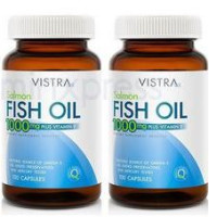 Set of 2 Vistra Salmon Fish Oil 1000mg  