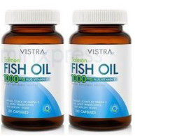 Set of 2 Vistra Salmon Fish Oil 1000mg  