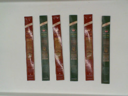 Set of 6 S  HEM Precious Gulab, Mogra and Chandan Fragrance Incense Sticks 
