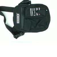 Men's black shoulder bag 