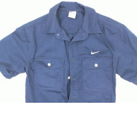 Blue short sleeve shirt 