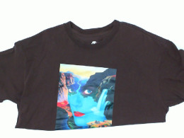 Maroon round neck t-shirt 