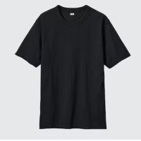 Black round neck shirt