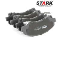 Set of 4 pad kit caliper disc brake frt