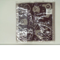 Gray cartoon handkerchief 