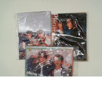 Set of 3 Celebrity postcards 