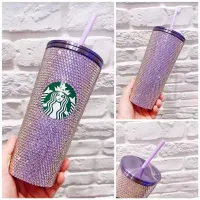 Starbucks gift mug, purple in crystals