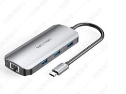 VENTION 6 IN 1 USB TYPE-C TO HDMI/USB3.0/RJ45/PD HUB
