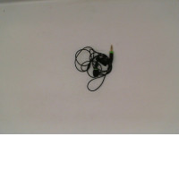 Black microphone cable