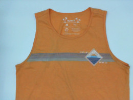 Orange sleeveless tank top 