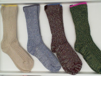 Set of 4 Long patterned socks 
