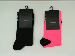 Set of 2 Black and pink sports socks Set of 2 Black and pink sports socks