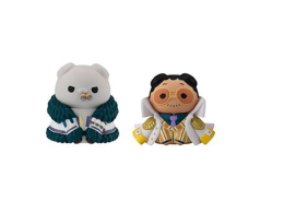 Set of 2 Japanese mini figures One Piece (Smoker and Kizaru)