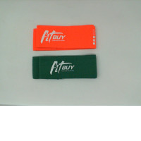 Set of 2 Sweatband, orange and green