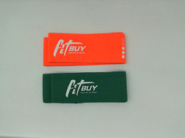 Set of 2 Sweatband, orange and green