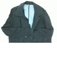 Long blue winter coat