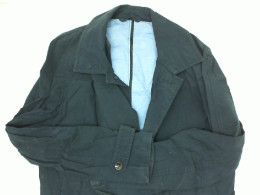 Long blue winter coat