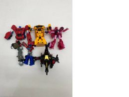 Set of 5 Large Transformers Toy Cars