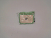 Small green cloth bag