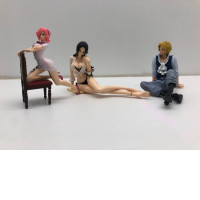 Big SALE! Set of 3 Japanese figures, Relaxed Heroes