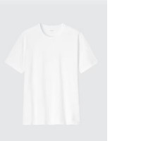 UNIQLO  AIRISM COTTON CREW NECK T-SHIRT Color WHITE 