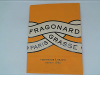 Yellow paper bag with black and white pattern