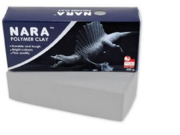 NARA Polymer Clay light grey 500  g