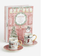 Gift-boxed  Espresso cups & saucers