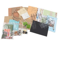 DIY Miniature Dollhouse Kit 1:24 Scale Dollhouse Puzzle Toy for Home Party Entertainment Above 14 Years Old