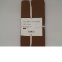 Light brown pillowcase 