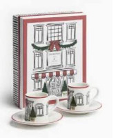 Espresso cup & saucer a set of two