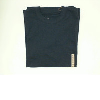 Blue long-sleeved round neck shirt Blue long-sleeved round neck shirt