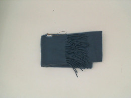 Blue wool scarf 