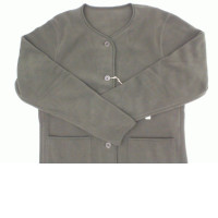  Women's green round neck sweater