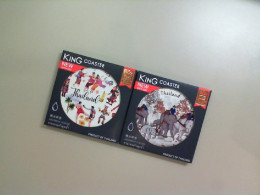 Set of 2 cup holders ceramic Thailand