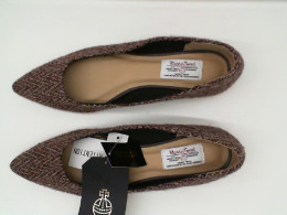 Brown plaid women's shoes Brown plaid women's shoes