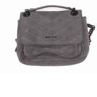 Women's dark grey shoulder bag 