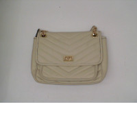 Women's large white shoulder bag 