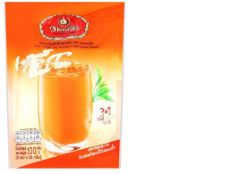 Hand brand, ready-to-mix milk tea powder, 3 in 1, size 20 g., pack of 5 sachets 