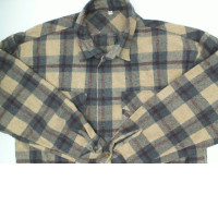 Plaid long-sleeved shirt Size S
