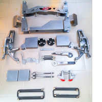 Set of twenty-two car parts, car suspension parts.