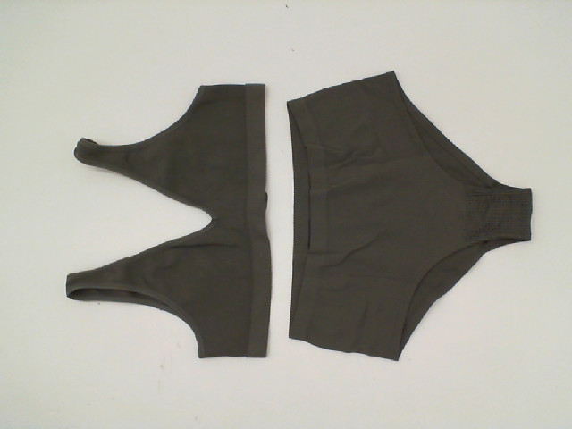 Women's dark grey bra + panties Women's dark grey bra + panties