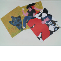 Set of 3 Oil painting