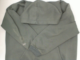 Green hooded sweatshirt