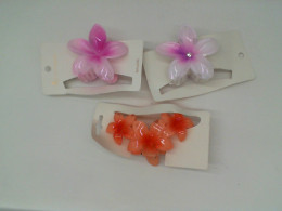 Set of 3  Flower hair clip