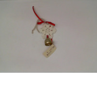 Snow Keychain Bell