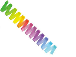 Multi-colored SASAKI gymnastics ribbon. 6 meters