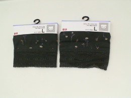 Set of 2 Women's high waisted green floral shorts 