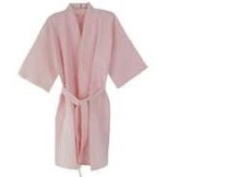 Pink bathrobe oversize