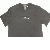 Women's black round neck t-shirt with white pattern Size XS Women's black round neck t-shirt with white pattern Size XS